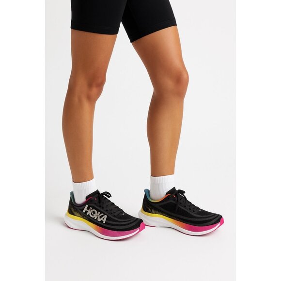 HOKA Mach X Running Shoes Men’s 9.5 Black Rainbow Sporty Athletic Speed Comfort main image 10